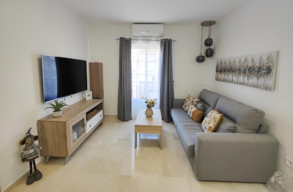 Televízia a/alebo spoločenská miestnosť v ubytovaní M&D Centro Málaga