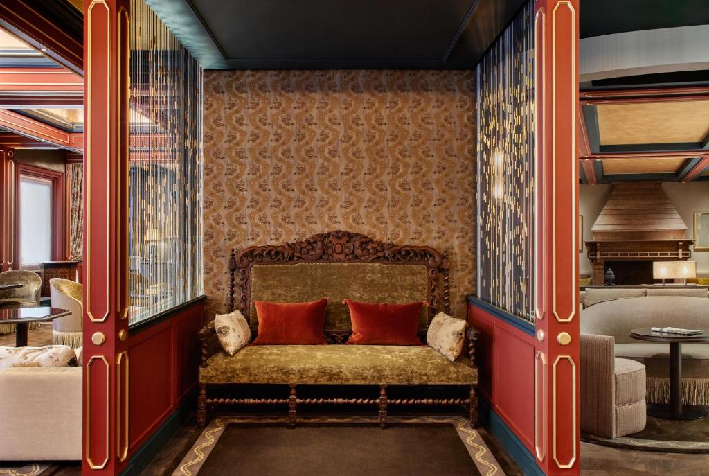 Posezení v ubytování Hotel de Montesquieu