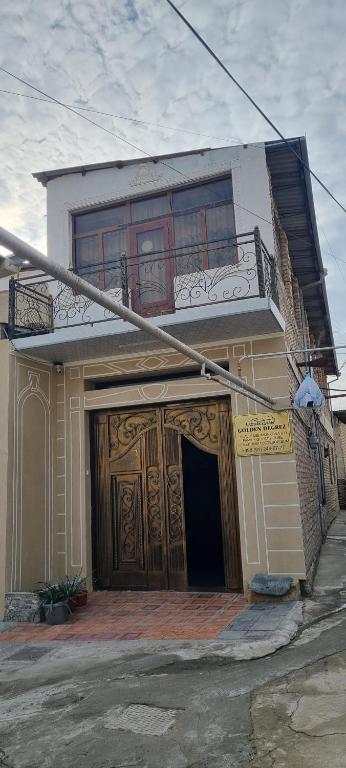 Bygningen som pensionatet ligger i