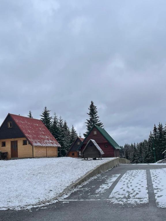 Bungalows Krstajić v zimě