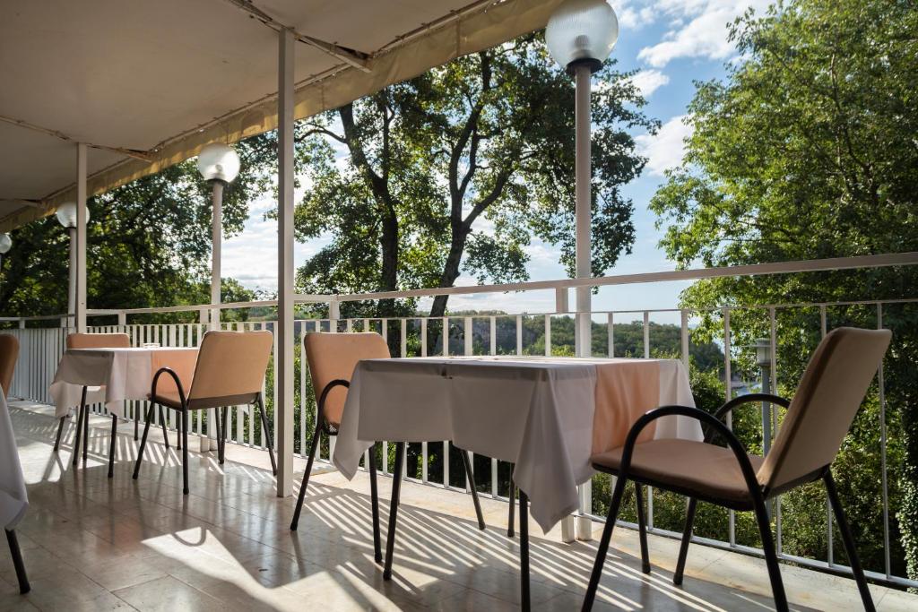 Balkon oz. terasa v nastanitvi Boarding House Lucija