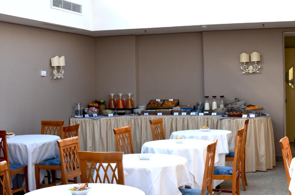 Restaurace v ubytování BeYou Hotel Ponte Milvio