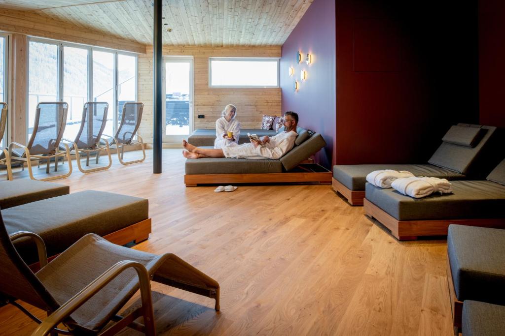 Część wypoczynkowa w obiekcie Naturhotel Tandler