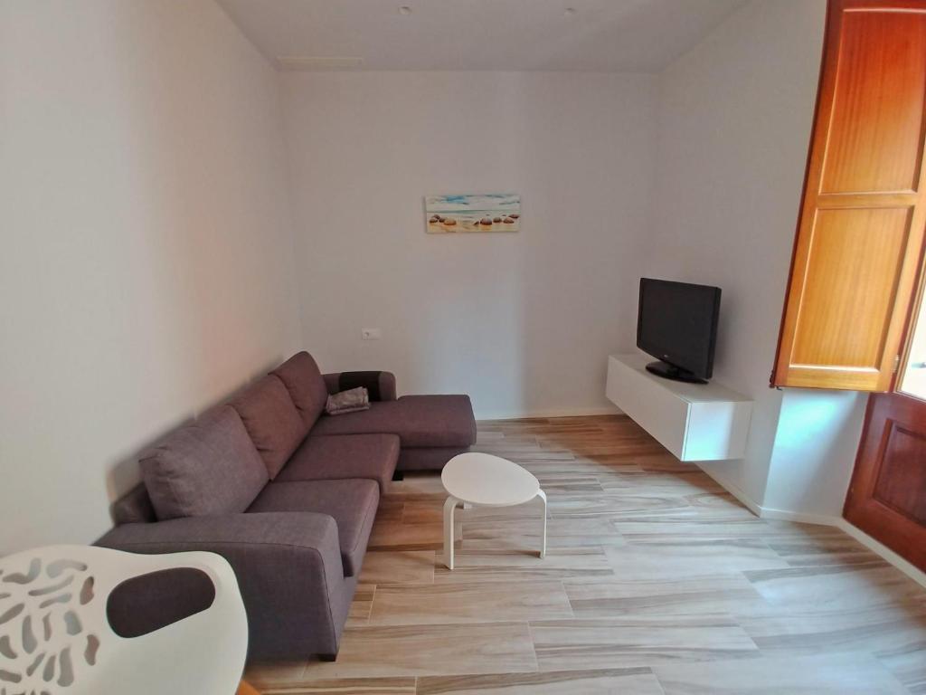 Televízia a/alebo spoločenská miestnosť v ubytovaní Piso Allada 2 Ref 1196