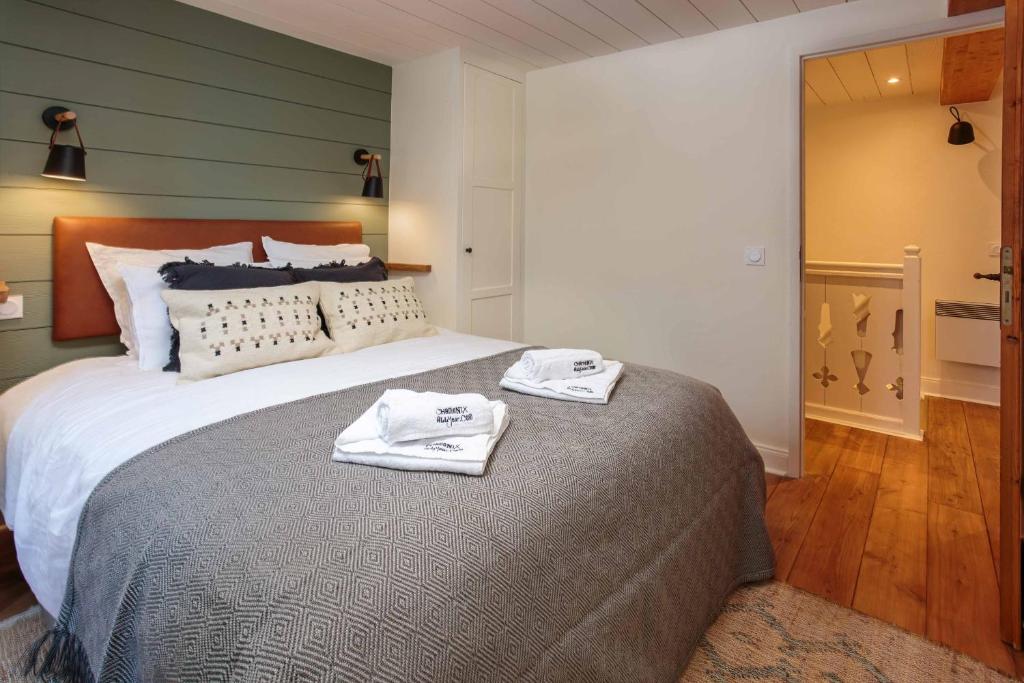 Posteľ alebo postele v izbe v ubytovaní Miremont Apartment - Chamonix All Year