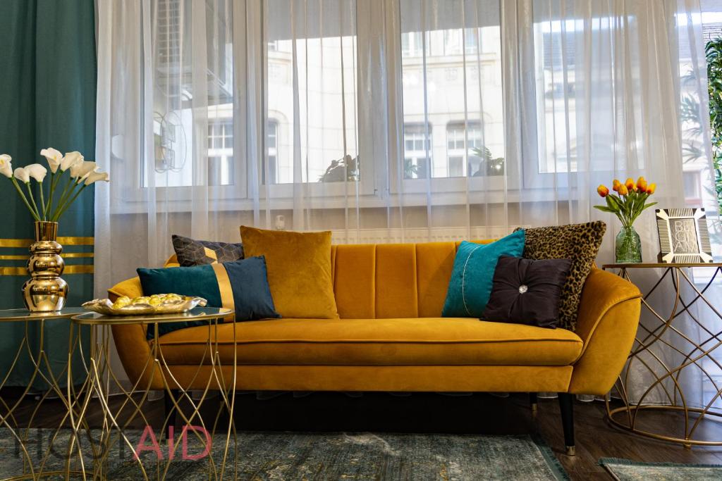 Posedenie v ubytovaní V68 Design Apartment - hostAID