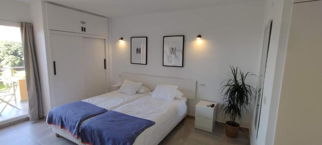 Łóżko lub łóżka w pokoju w obiekcie Estudio Minerva 429, Costa del Sol