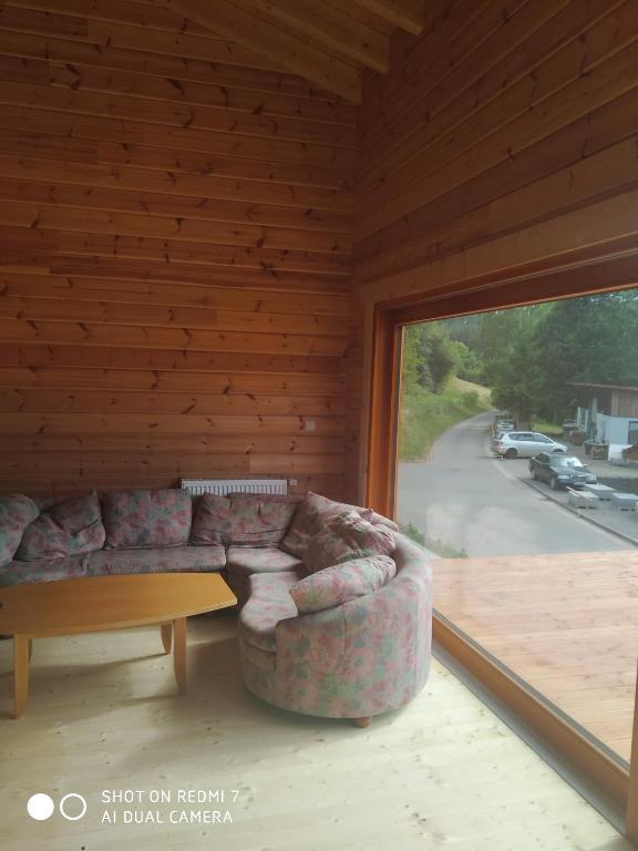 Posezení v ubytování Felsenlandblick