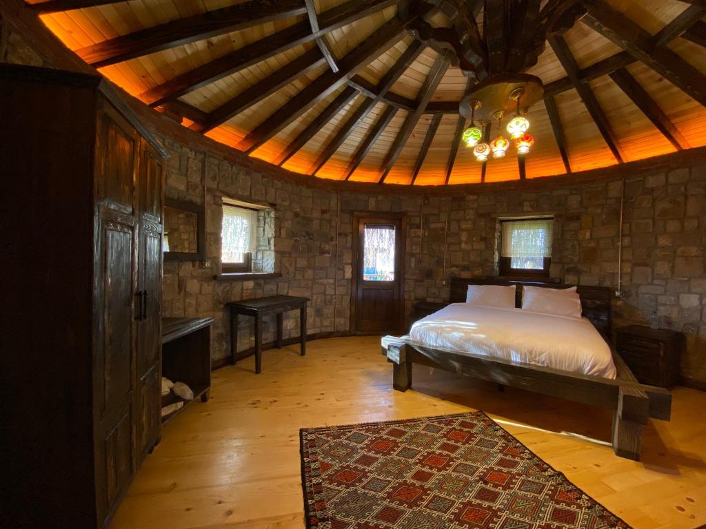 Postel nebo postele na pokoji v ubytování Dedeman Village Sapanca