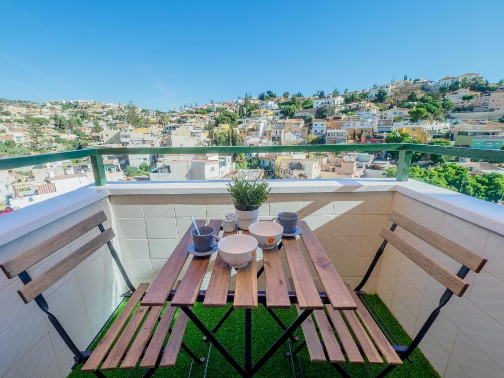 Balkón alebo terasa v ubytovaní Cubo's Miraflores del Palo Urban