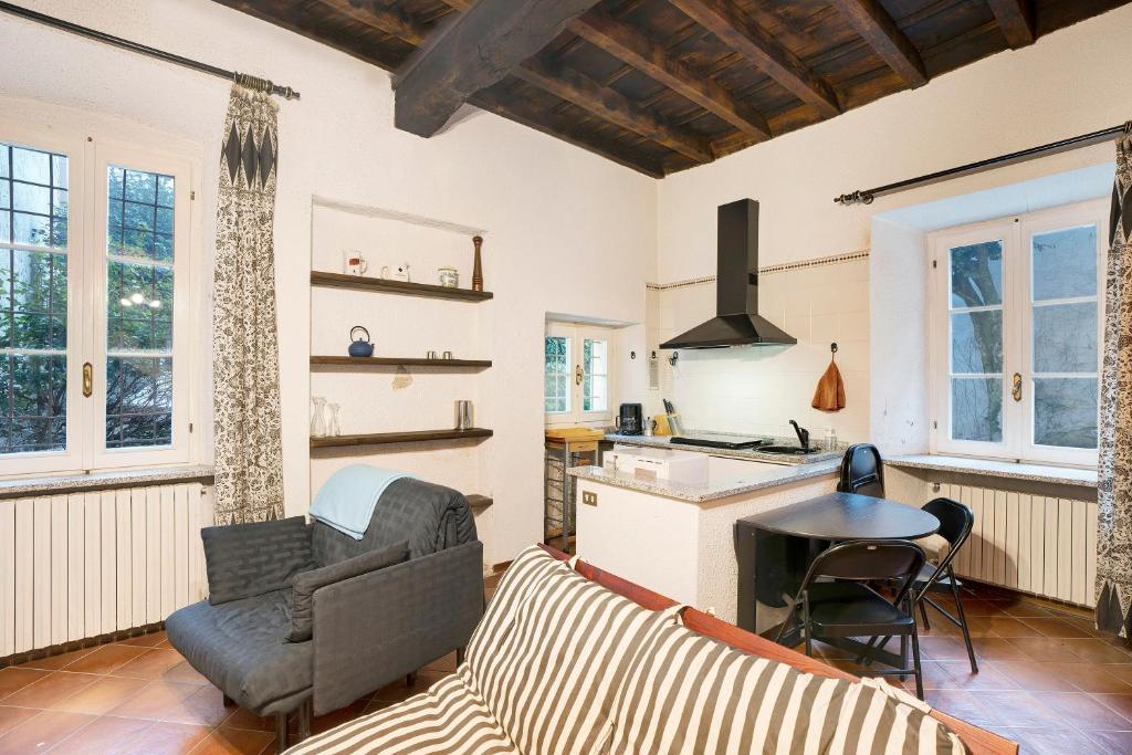 Χώρος καθιστικού στο in Villa Belli