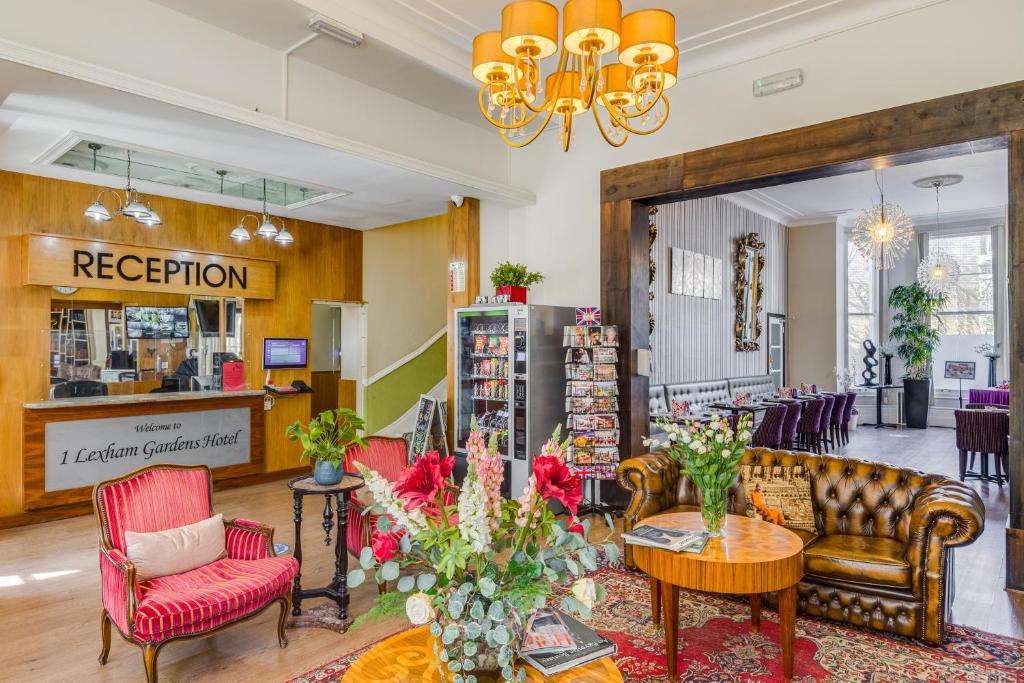 Vstupní hala nebo recepce v ubytování 1 Lexham Gardens Hotel