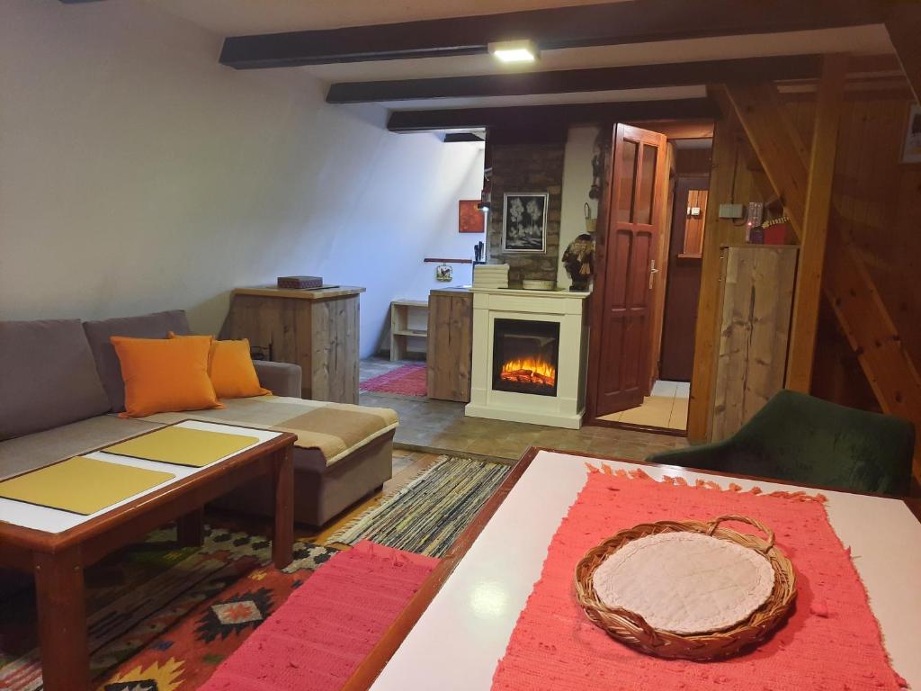 Posezení v ubytování Snow Angel Jahorina