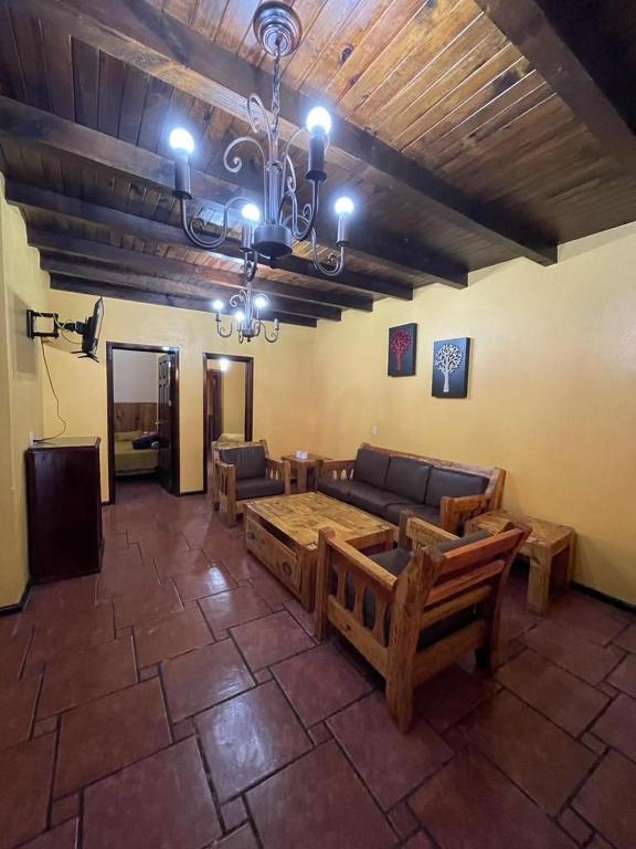 Posezení v ubytování Villas Lupita