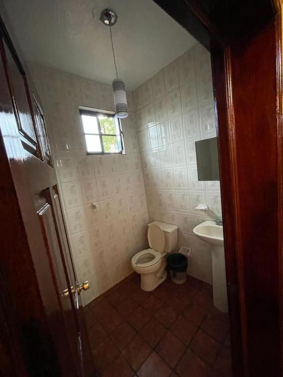 Koupelna v ubytování Villas Lupita