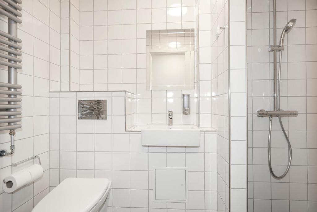 Koupelna v ubytování Hotel Osted