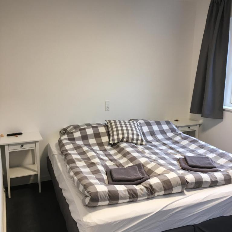 Postel nebo postele na pokoji v ubytování Hotel Osted
