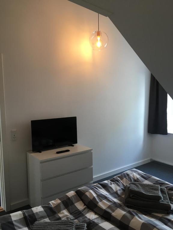 TV a/nebo společenská místnost v ubytování Hotel Osted
