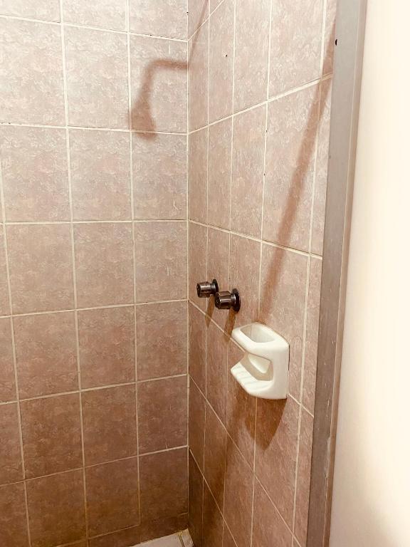 Koupelna v ubytování Hostal Santuario de las Libelulas