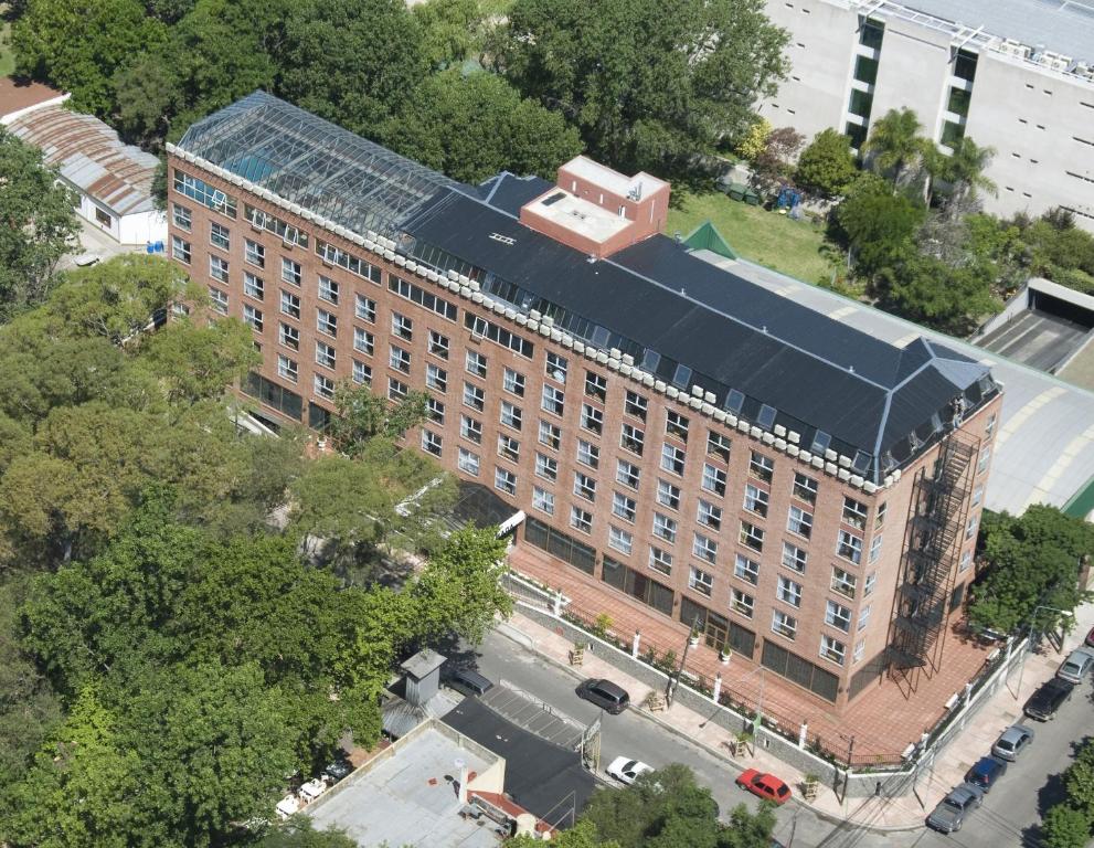 an overhead view of a large building in a city at Ramada by Wyndham Buenos Aires in Vicente López