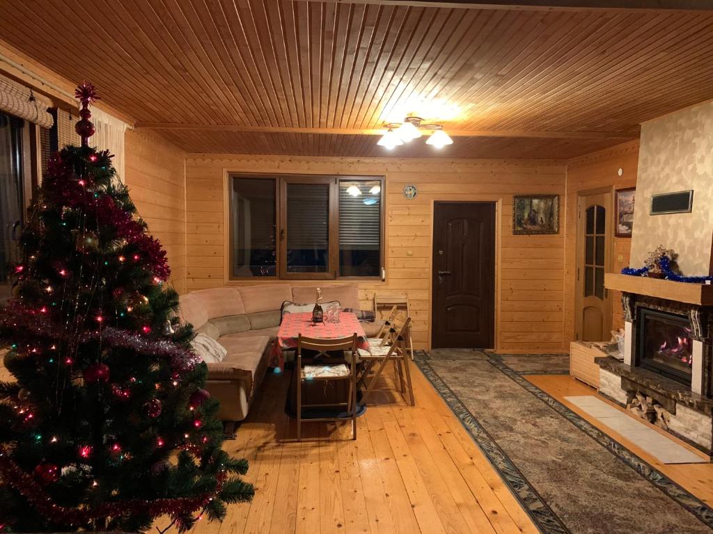 Posezení v ubytování Chalet TysaBorkut