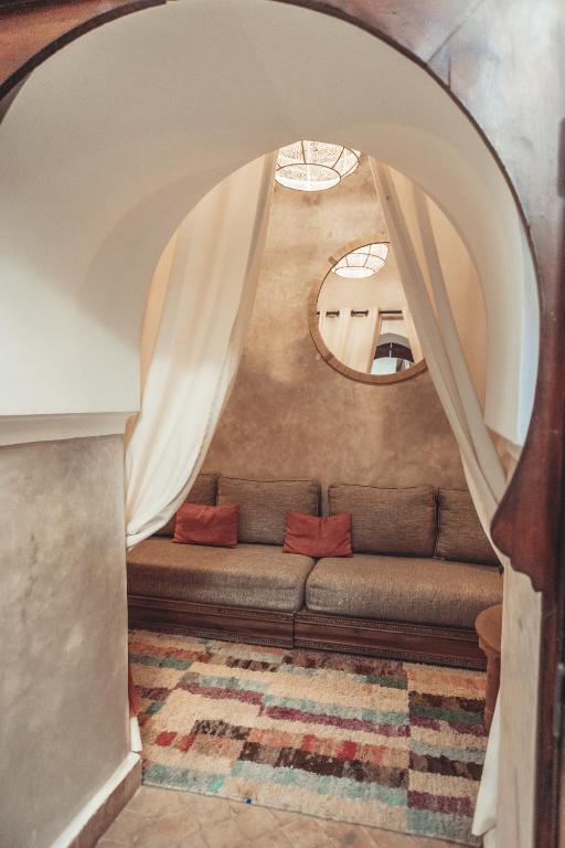 Posezení v ubytování Riad Dar Elma And Spa