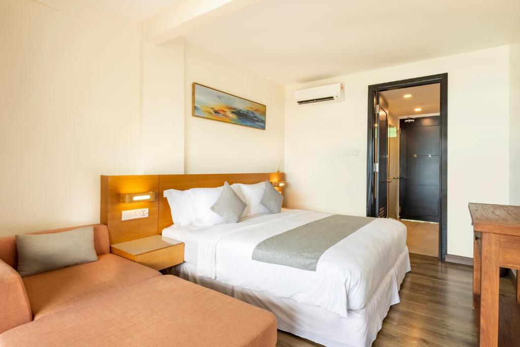 Postel nebo postele na pokoji v ubytování Bubu Resort