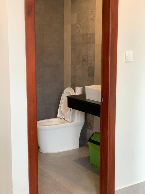 Koupelna v ubytování Laluna Guesthouse