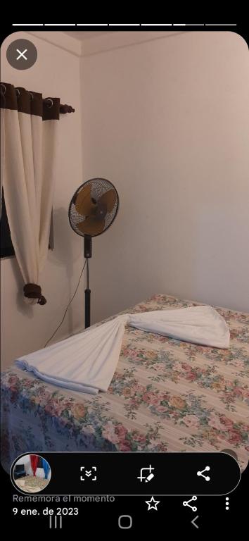 Postel nebo postele na pokoji v ubytování B&B KeisyAlba Punta Rucia
