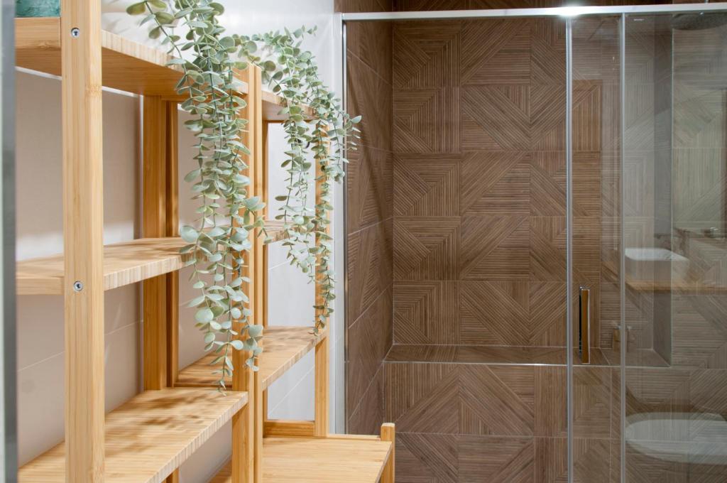 A bathroom at Felipe Antón Suites