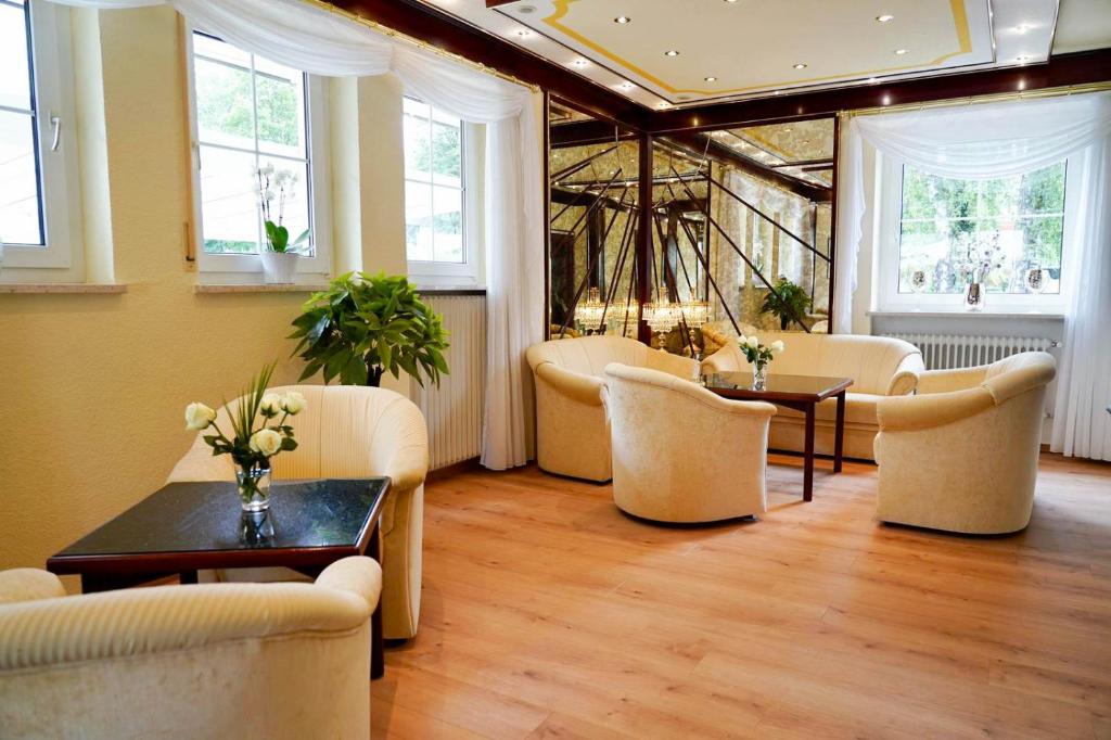 Posezení v ubytování Kurhotel Wiedenmann