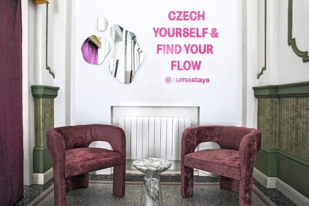 Posezení v ubytování Numa Prague Flow