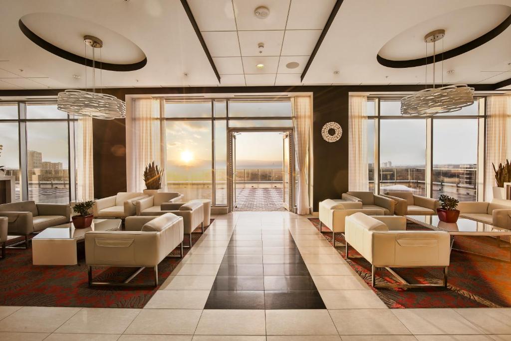 Posezení v ubytování Liberty Suites