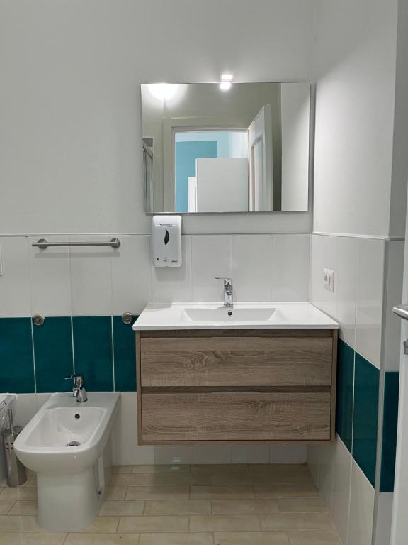 Koupelna v ubytování Casa Tacconi