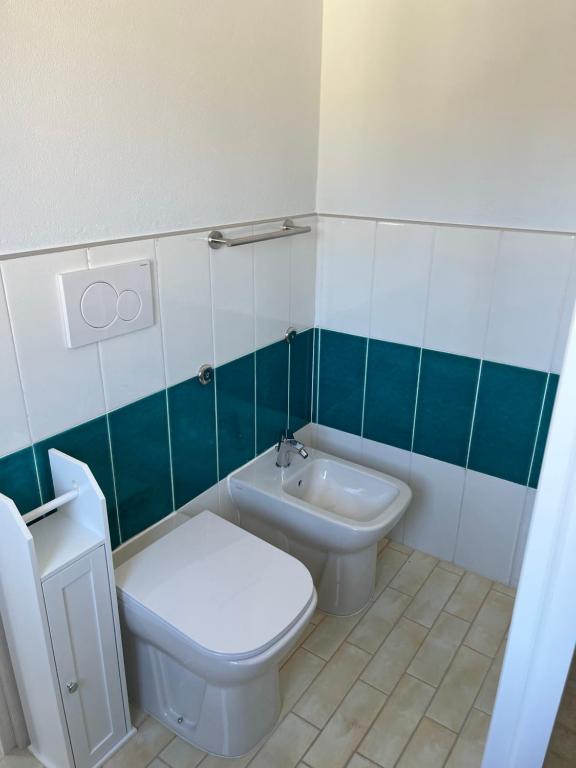 Koupelna v ubytování Casa Tacconi