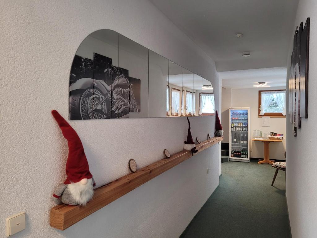 TV a/nebo společenská místnost v ubytování Hotel Obergfell