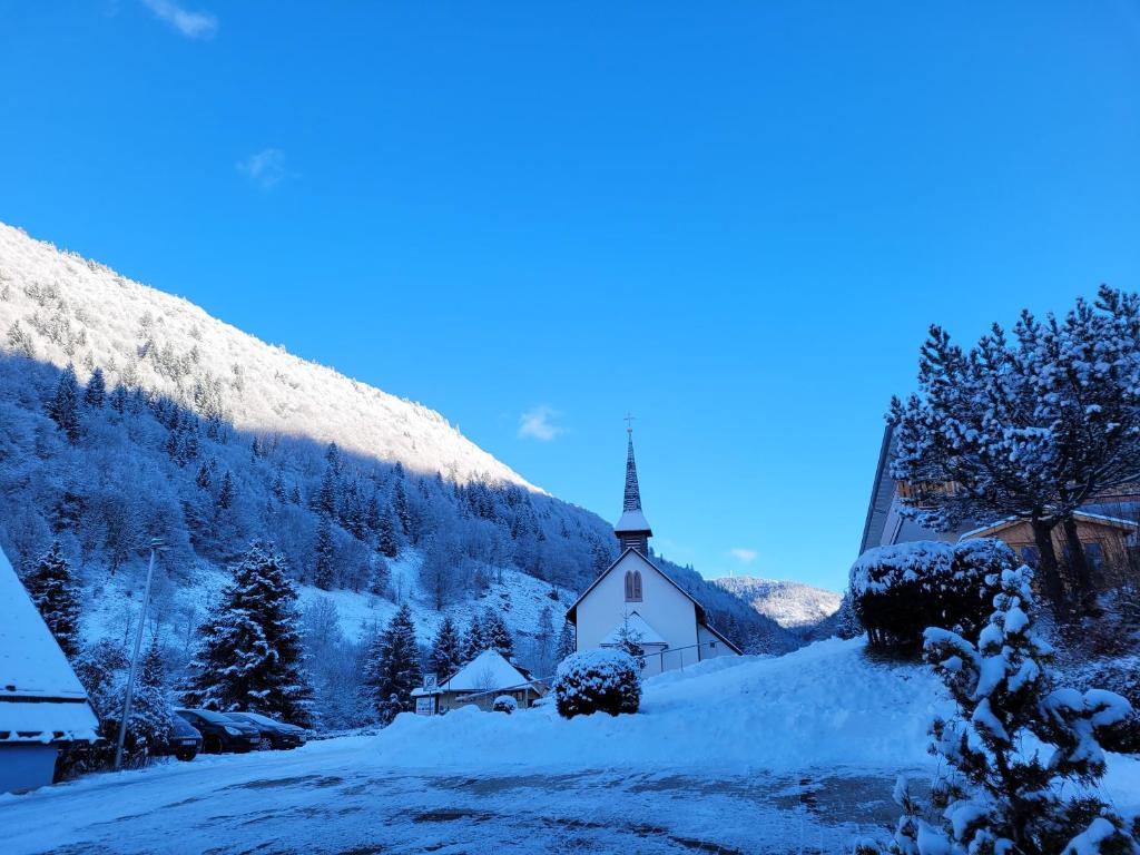 Hotel Obergfell v zimě