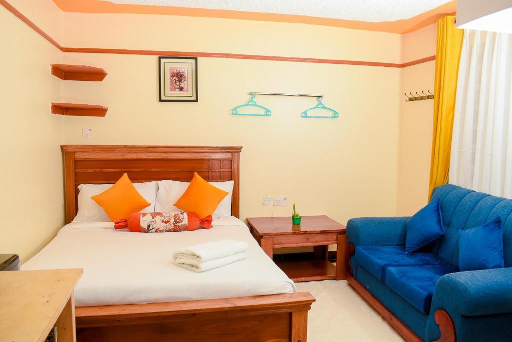 Posezení v ubytování Nelly fully furnished studios