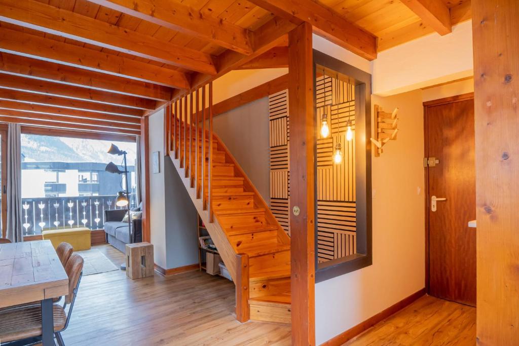 Fotografia z galérie ubytovania Refuge de l'Aiguille - 2 bedroom duplex in the heart of Chamonix v destinácii Chamonix-Mont-Blanc