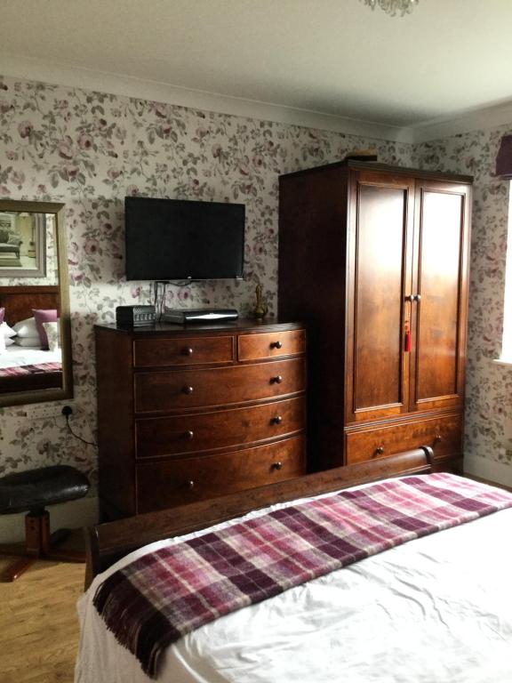 Postel nebo postele na pokoji v ubytování Tullybeggs B&B