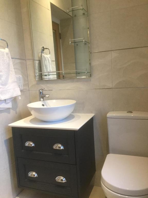 Koupelna v ubytování Tullybeggs B&B