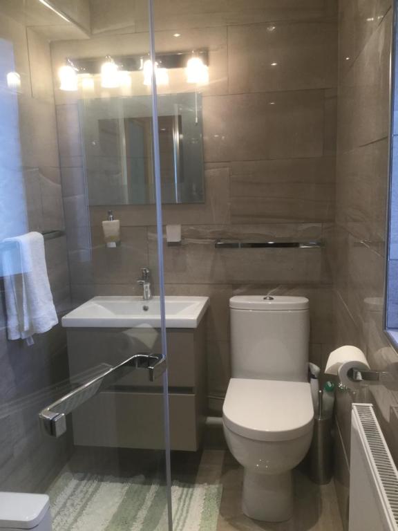 Koupelna v ubytování Tullybeggs B&B