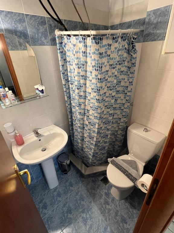 Koupelna v ubytování Pinpoint Rooms