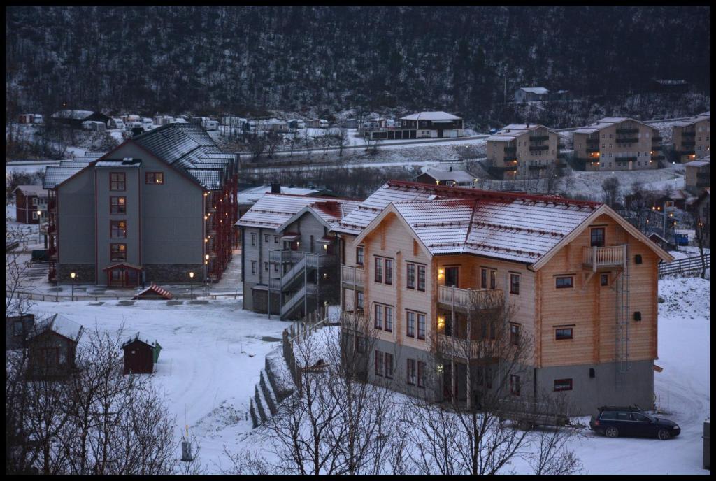 Lägenheter Hamrafjället Iskuben зимой