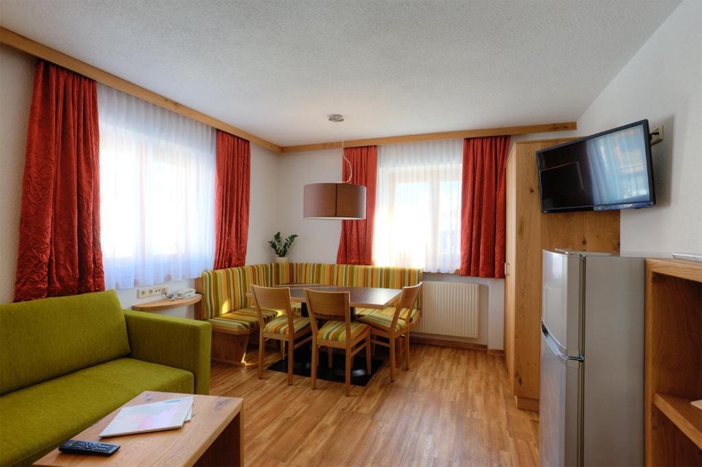 A seating area at Haus Bickel