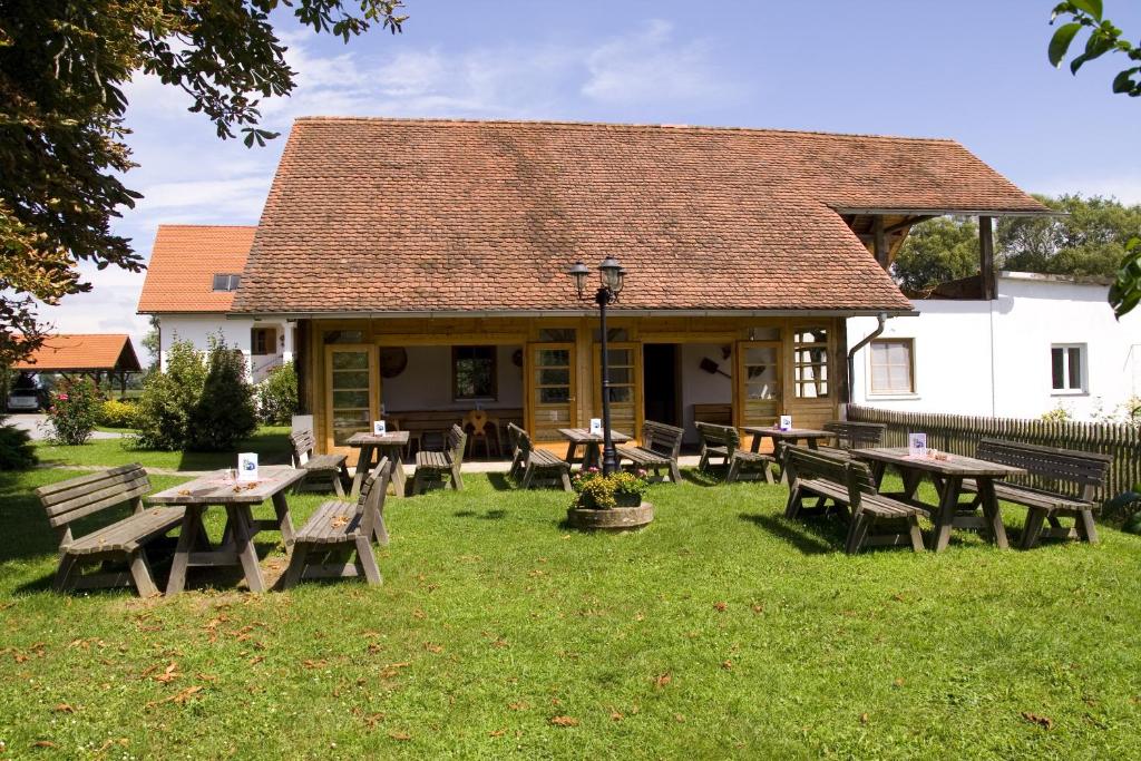 Zahrada ubytování Frühstückspension Kleinschuster