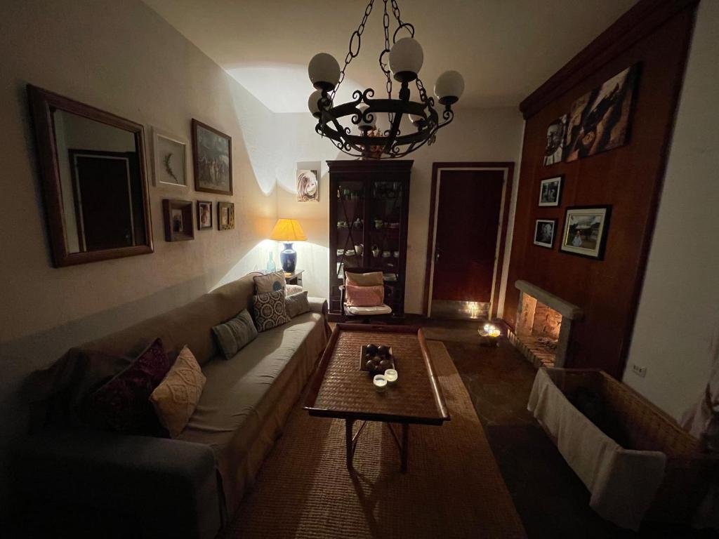 Posezení v ubytování Villa Marver