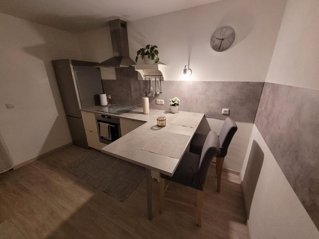 Kuchyň nebo kuchyňský kout v ubytování Wegfreiheit I