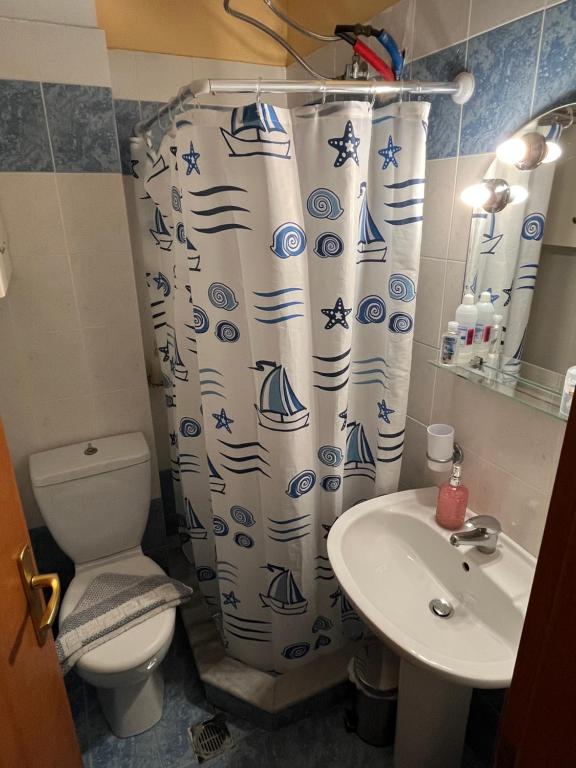Koupelna v ubytování Pinpoint Rooms