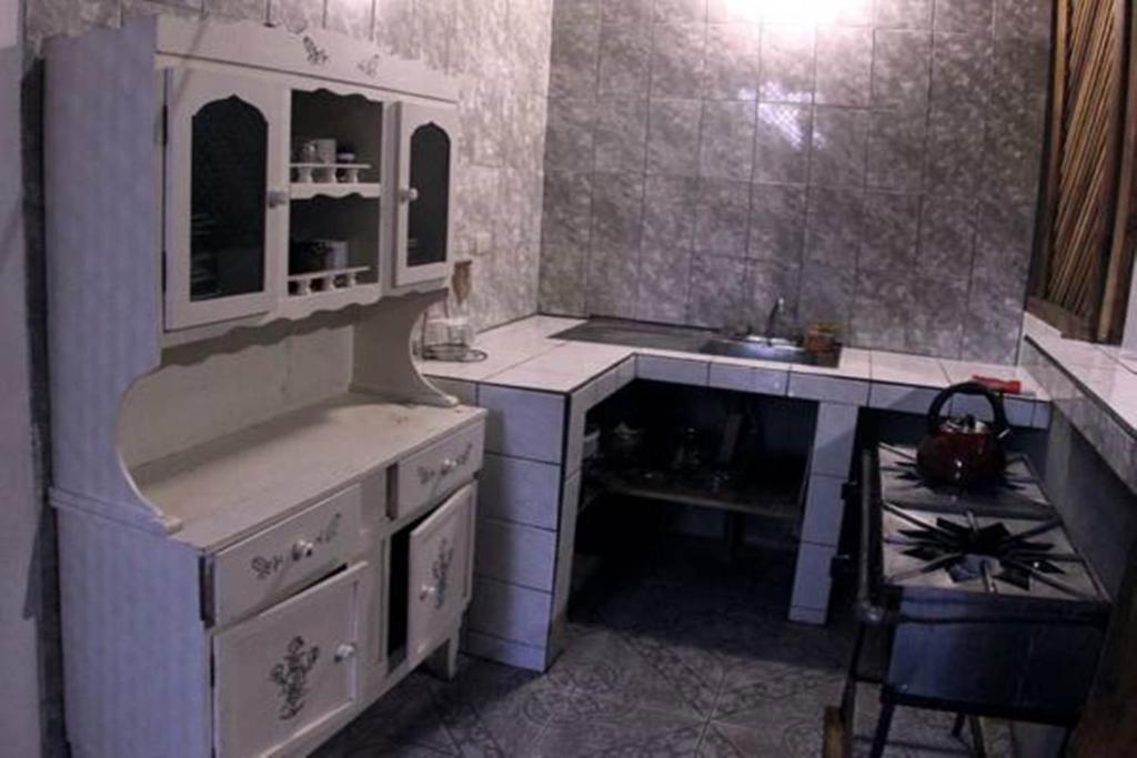 Kuchyň nebo kuchyňský kout v ubytování Cabinas Smith